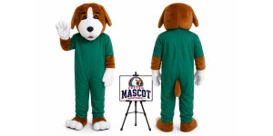 Doctor Dog Mascot Costume Doctor Dog Mascot Costume