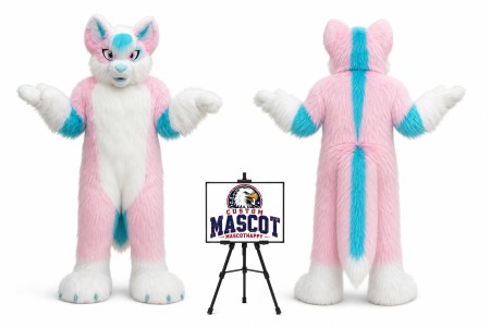 Dog Fox Wolf Realistic Fursuit Animal Mascot Costume