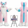 Dog Fox Wolf Realistic Fursuit Animal Mascot Costume