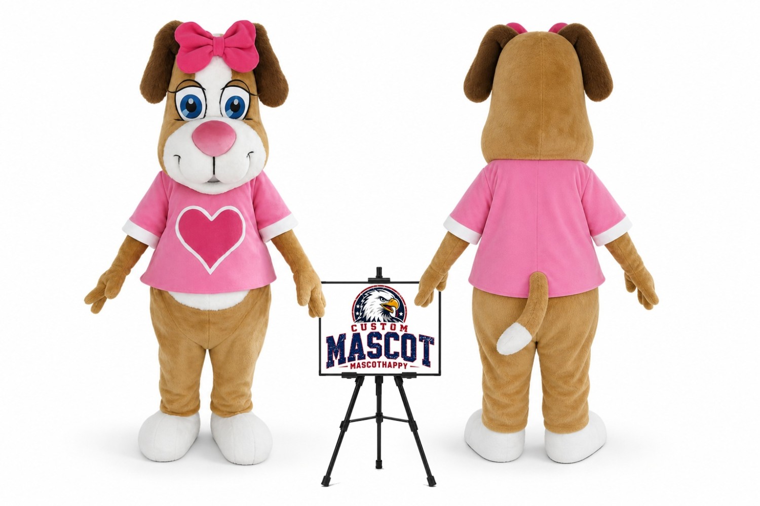 Dog Girl Mascot Costume Dog Girl Mascot Costume