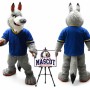 Dog Wolf Mascot Costume