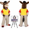 Donkey Mule Mascot Costume