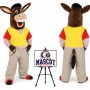 Donkey Mule Mascot Costume