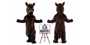 Horse Mustang Mascot Costume Horse Mustang Mascot Costume