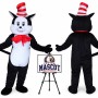 Dr. Seuss Cat In The Hat Mascot Costume