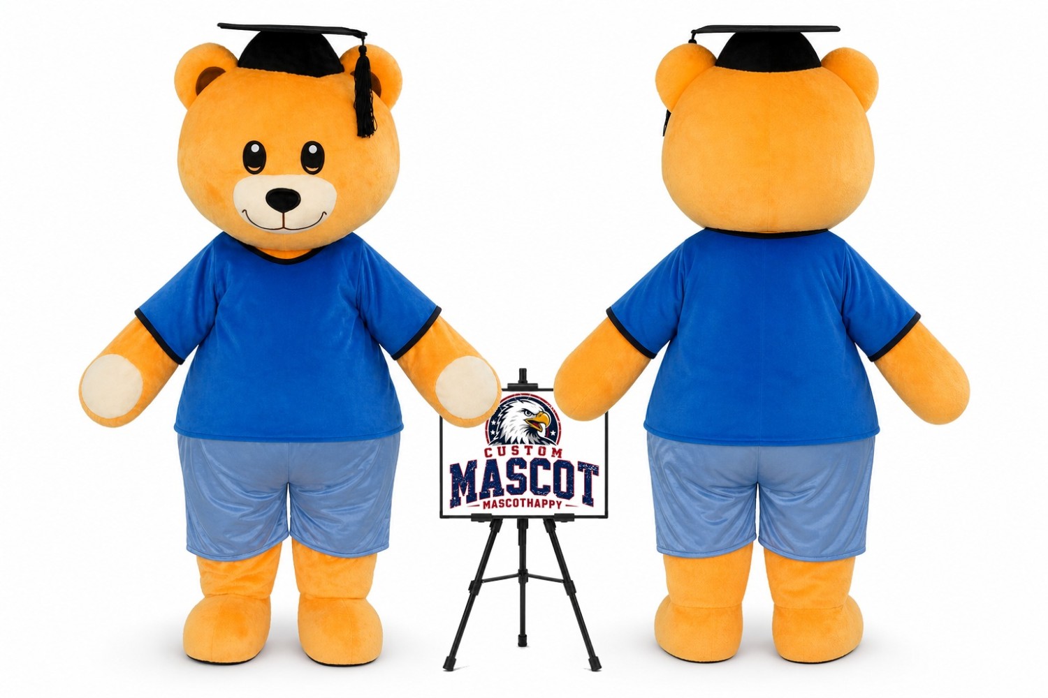 Dr. Teddy Bear Mascot Costume Dr. Teddy Bear Mascot Costume