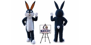 Drak Rabbit Bunny Easter Mascot Costume for Easter Events Drak Rabbit Bunny Easter Mascot Costume for Easter Events
