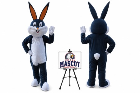 Drak Rabbit Bunny Easter Mascot Costume for Easter Events