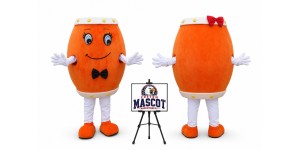 Drum Mascot Costume Drum Mascot Costume