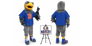 Earnest Hawk Mascot Costume Earnest Hawk Mascot Costume