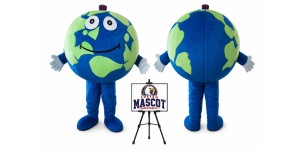 Earth Globe Mascot Costume