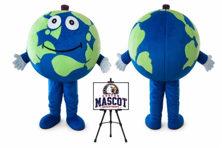 Earth Globe Mascot Costume