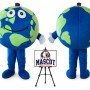 Earth Globe Mascot Costume