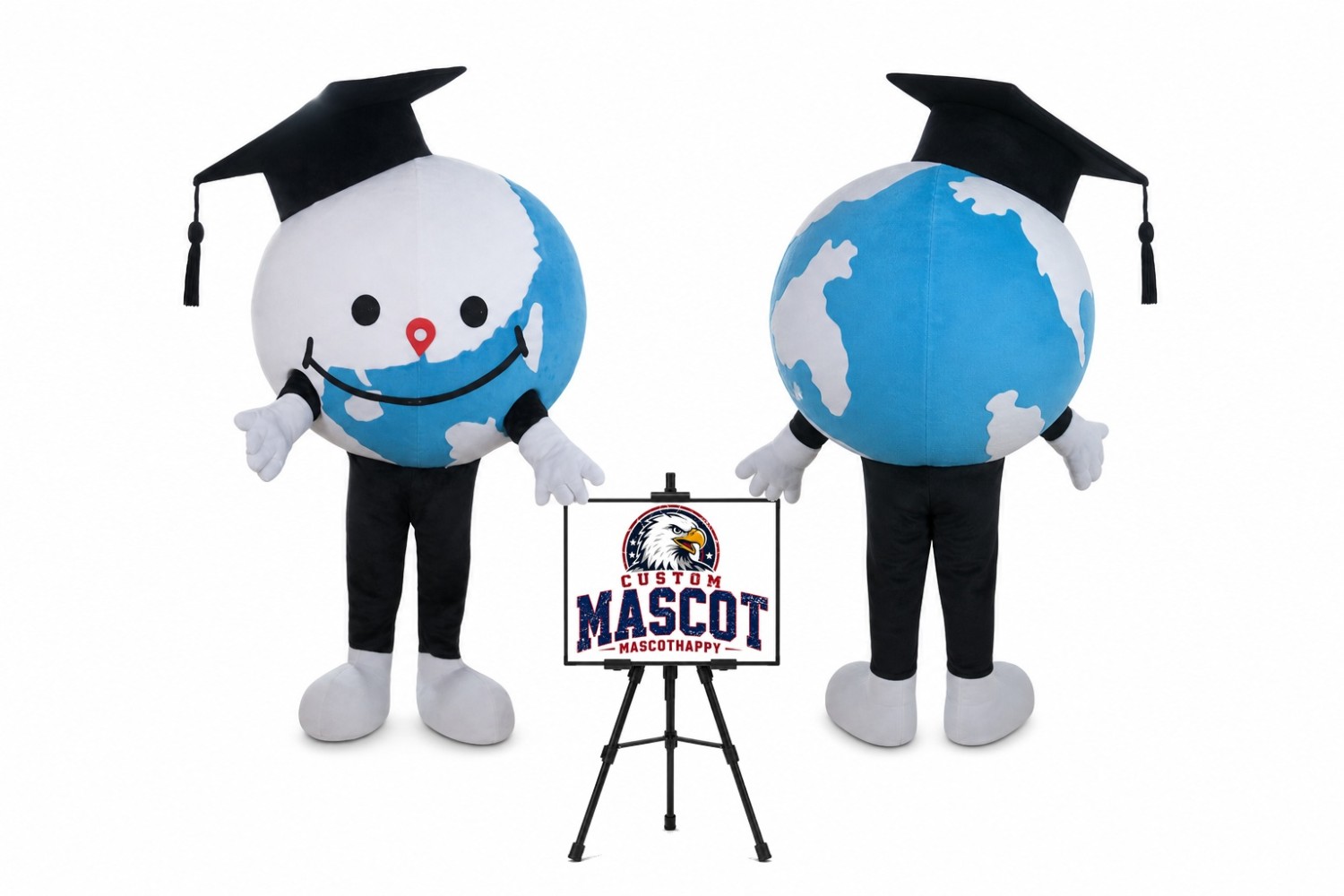 Earth Globe Mascot Costume Earth Globe Mascot Costume