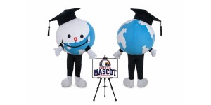 Earth Globe Mascot Costume Earth Globe Mascot Costume