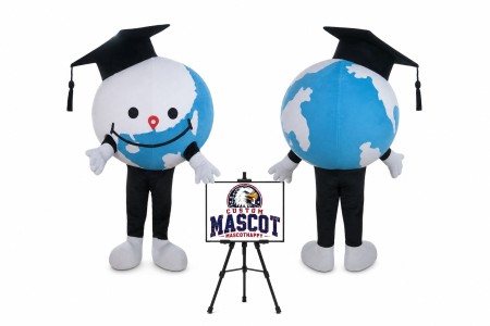 Earth Globe Mascot Costume
