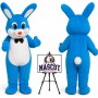 Easter Bunny Rabbit Inflatable Mascot Costume for Easter Events