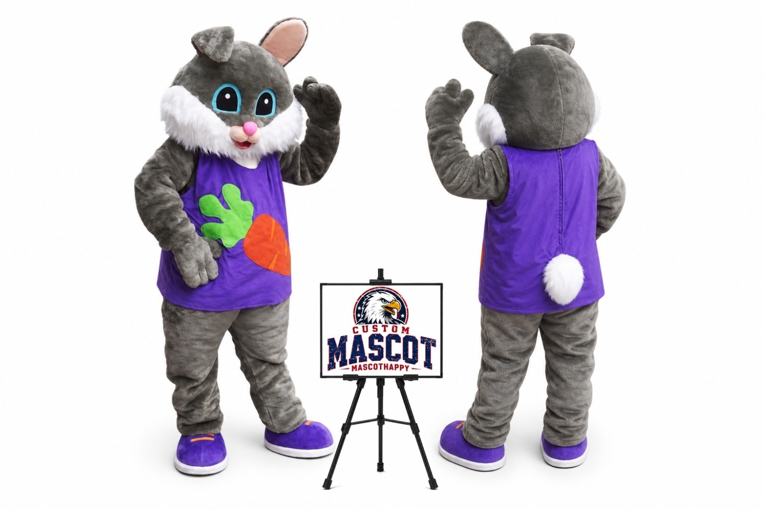 Easter Bunny Rabbit Mascot Costume for Easter Events Easter Bunny Rabbit Mascot Costume for Easter Events