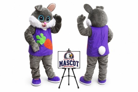 Easter Bunny Rabbit Mascot Costume for Easter Events