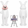 Easter Bunny Mascot Costume for Easter Events
