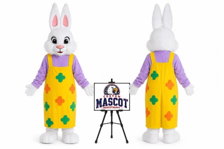 Easter Bunny Mascot Costume for Easter Events