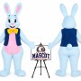 Easter Bunny Mascot Costume for Easter Events