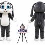 Easter Bunny Mascot Costume for Easter Events