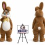 Easter Bunny Rabbit Mascot Costume for Easter Events