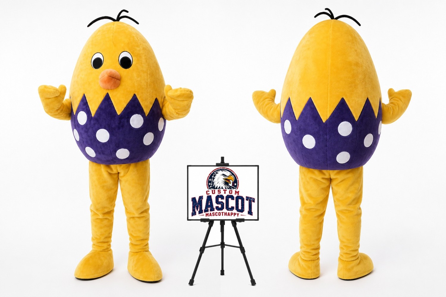 Easter Egg Mascot Costume for Easter Events Easter Egg Mascot Costume for Easter Events