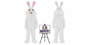 Easter Funny Bunny Mascot Costume for Easter Events Easter Funny Bunny Mascot Costume for Easter Events