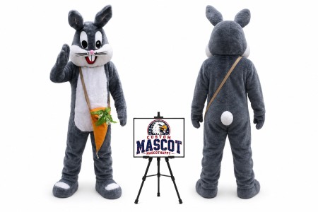 Easter Funny Bunny Rabbit Mascot Costume for Easter Events
