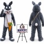 Easter Funny Bunny Rabbit Mascot Costume for Easter Events