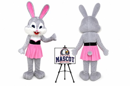 Easter Funny Bunny Rabbit Mascot Costume for Easter Events