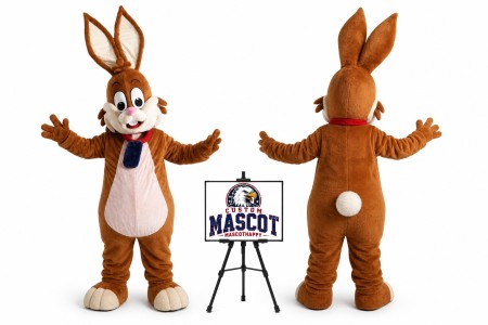 Easter Rabbit Bunny Mascot Costume for Easter Events