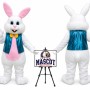 Easter Rabbit Bunny Mascot Costume for Easter Events