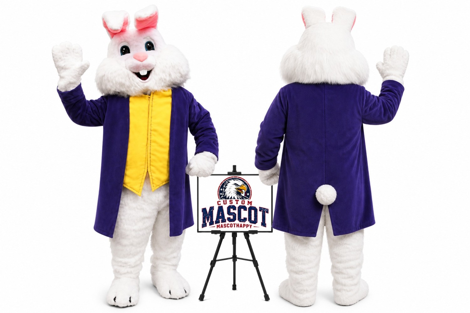 Easter Rabbit Bunny Mascot Costume for Easter Events Easter Rabbit Bunny Mascot Costume for Easter Events