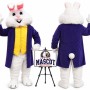 Easter Rabbit Bunny Mascot Costume for Easter Events