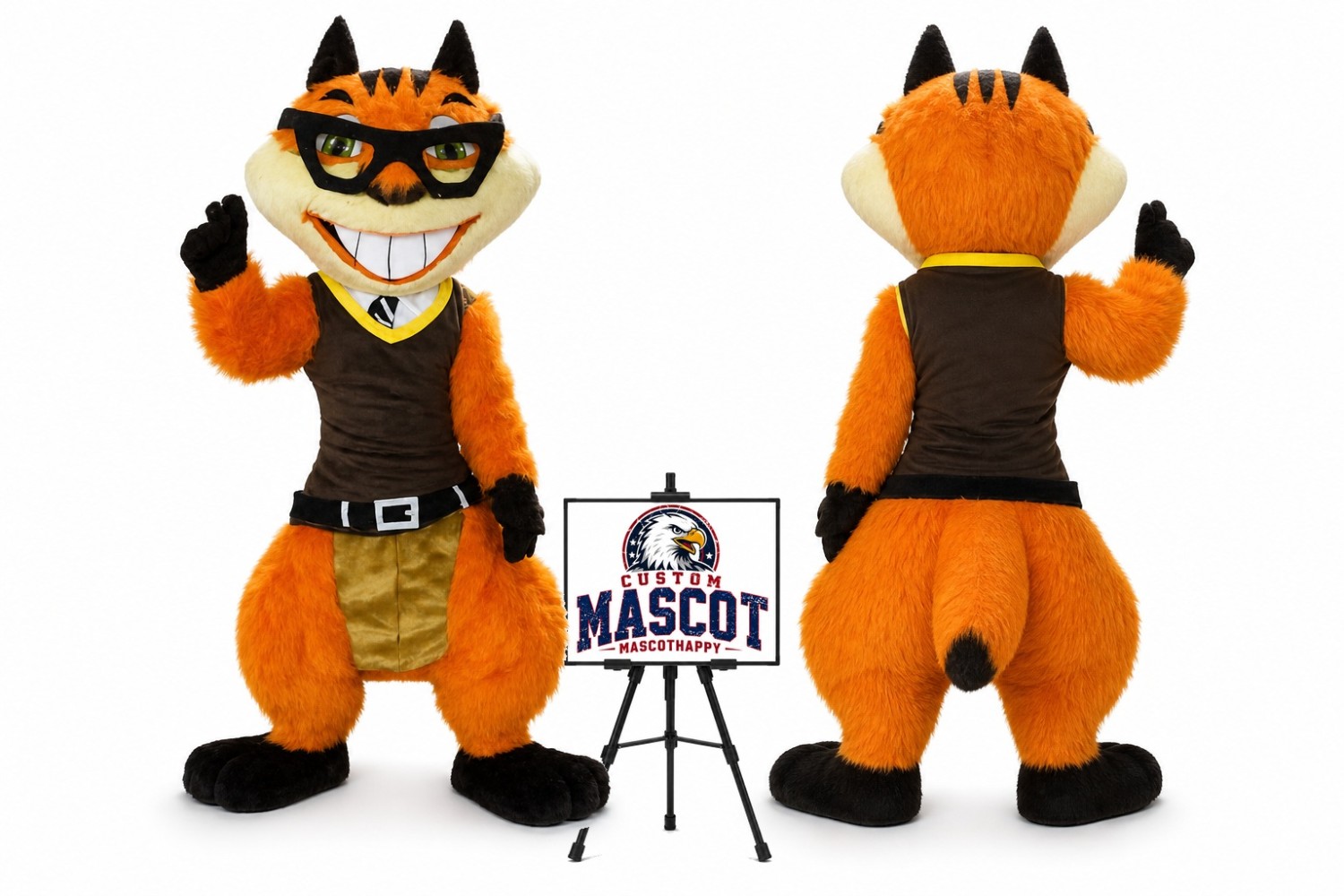 Ebullient Squirrel Mascot Costume Ebullient Squirrel Mascot Costume
