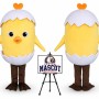 Eggshell Chick Mascot Costume for Easter Events