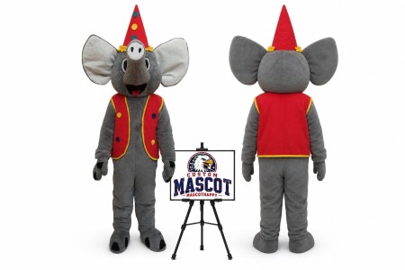 Elephant Cartoon Mascot Costume