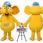 Elephant Mascot Costume