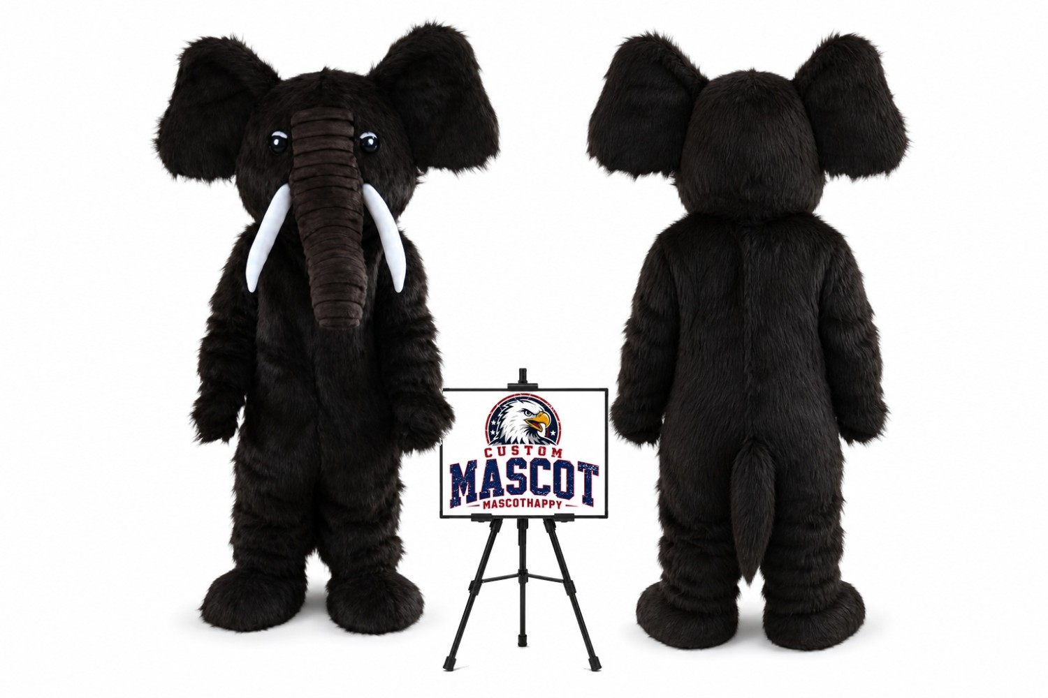 Elephants Mammoth Mascot Costume Elephants Mammoth Mascot Costume