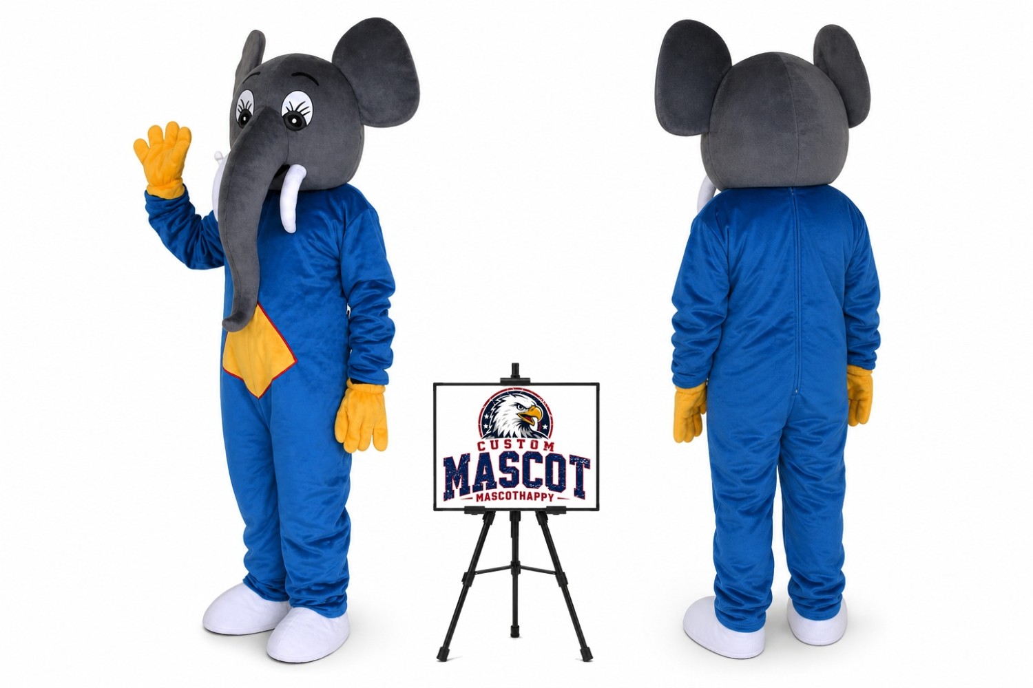 Elephants Mascot Costume Elephants Mascot Costume