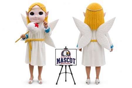 Elf Angel Mascot Costume