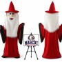 Fairy Cartoon Long Beard Old Man Mascot Costume