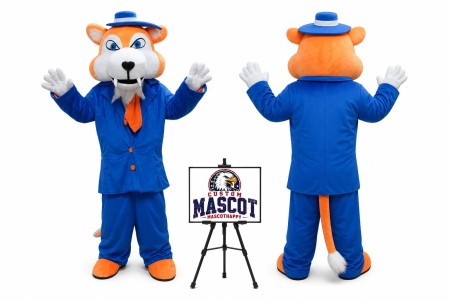 Fairy Tale Cartoon Plush Wolf Mascot Costume