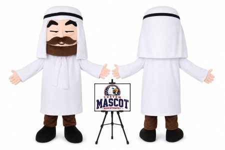 Fairytale Cartoon Arab King Mascot Costume