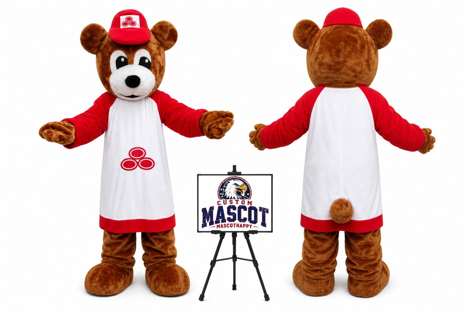 Farm Bear Mascot Costume Farm Bear Mascot Costume