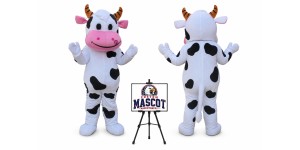 Farm Dairy Cow Mascot Costume Farm Dairy Cow Mascot Costume