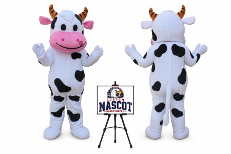 Farm Dairy Cow Mascot Costume